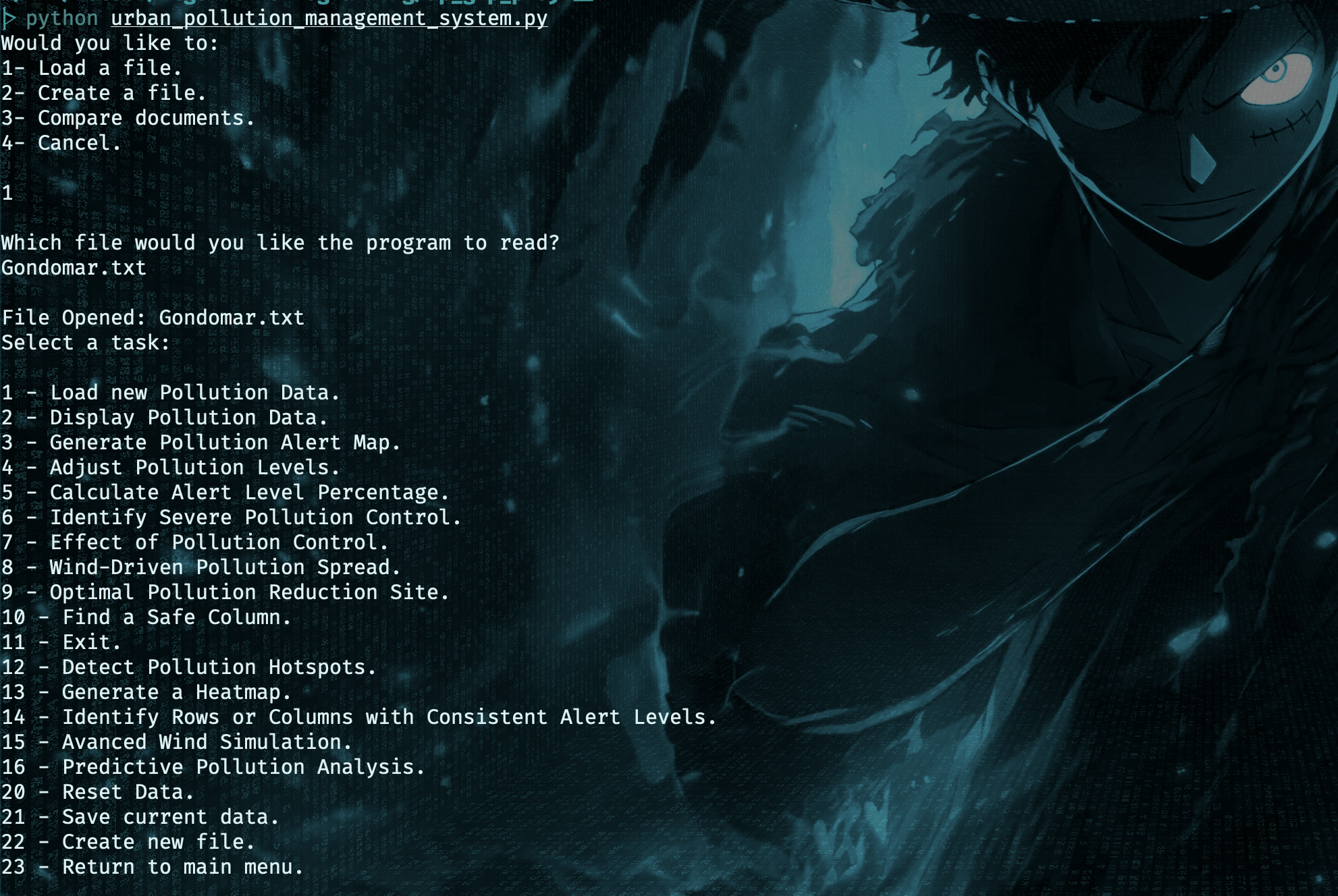Pollution Management System